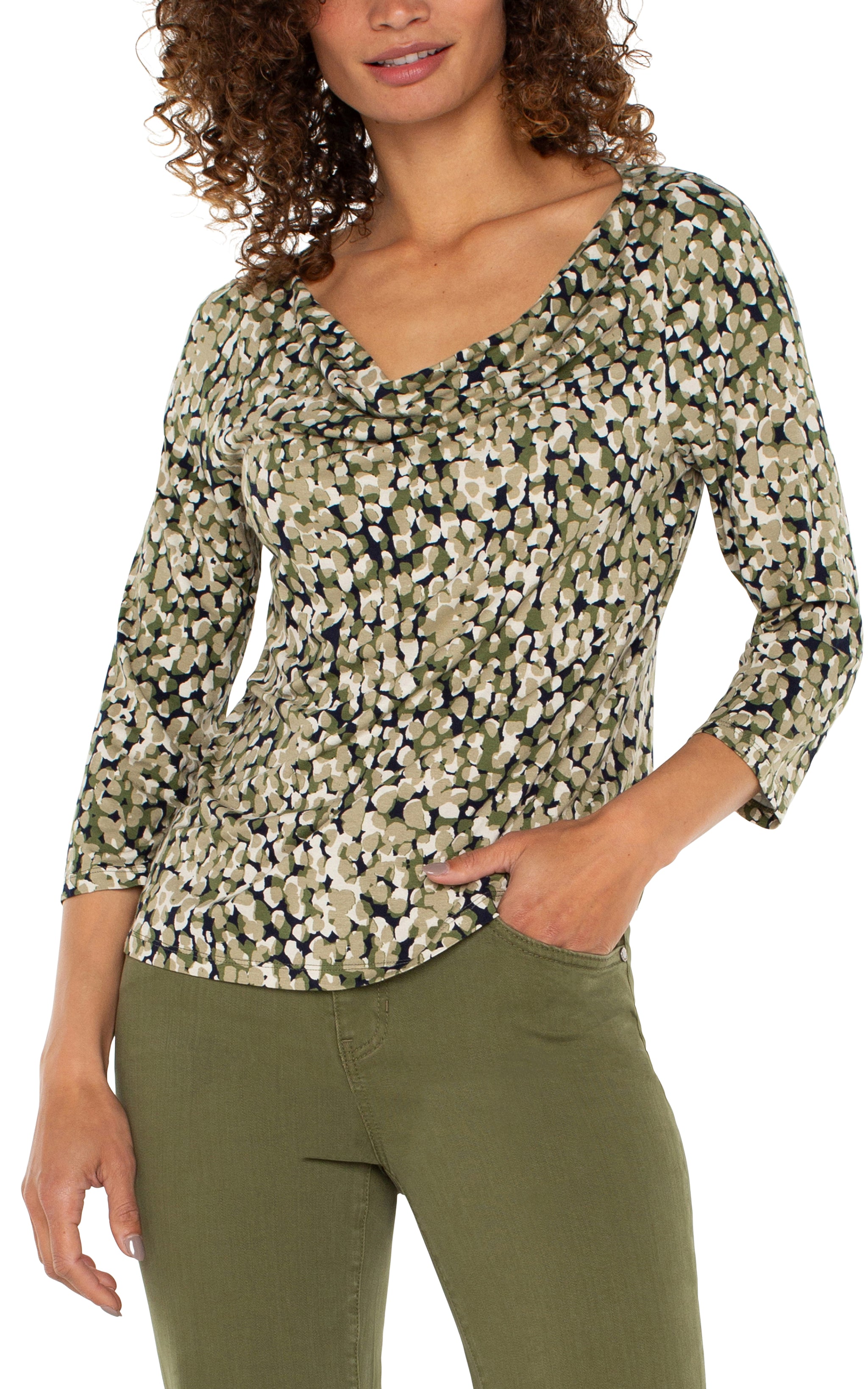 Drape Neck Top – Willow + Bark