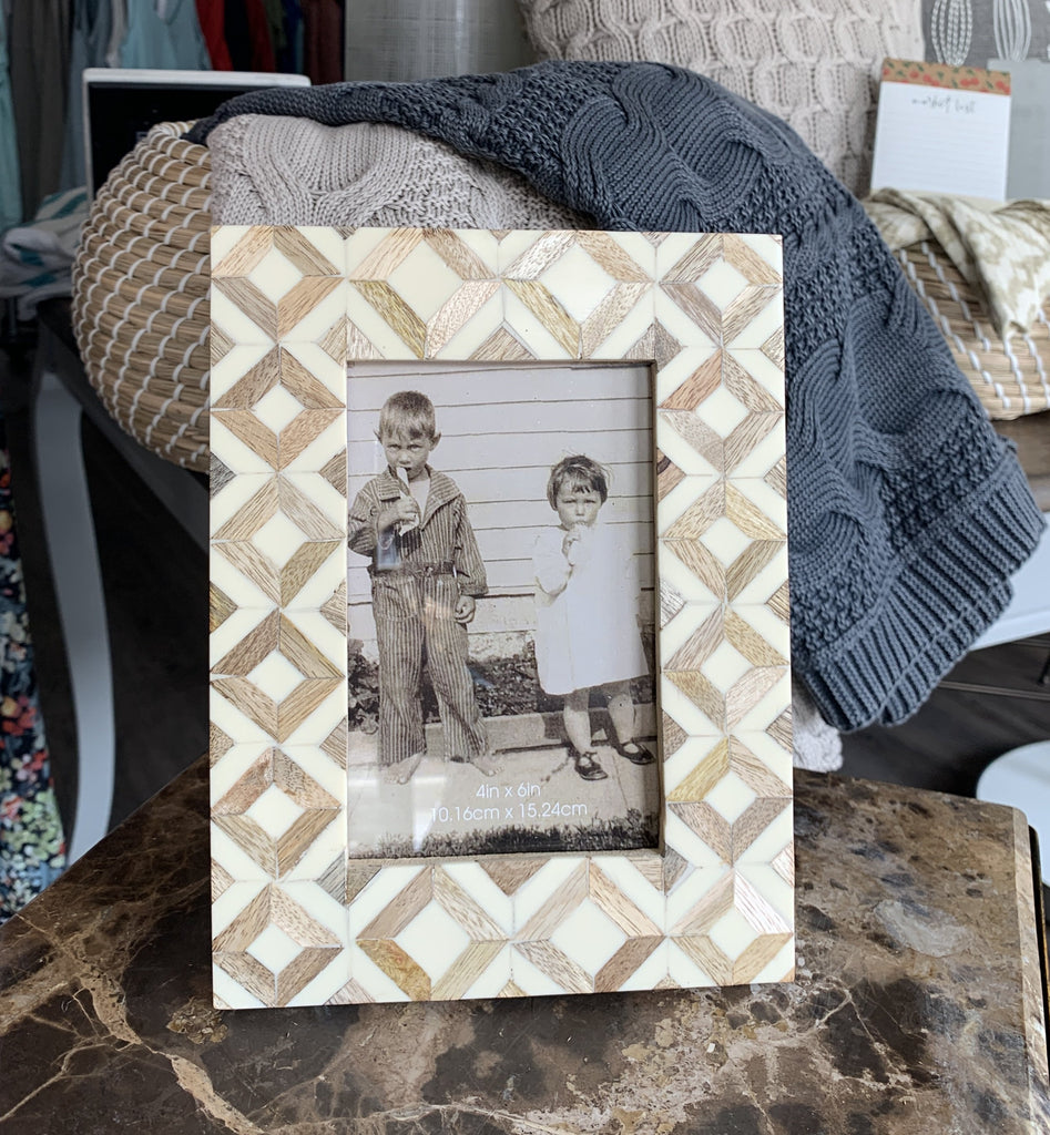 Creative Coop  Inlaid Picture Frame