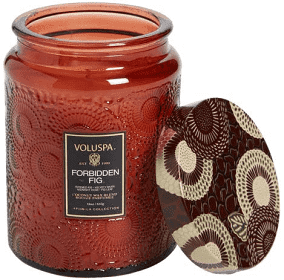 Voluspa Large Decorative Scented Jar Candle